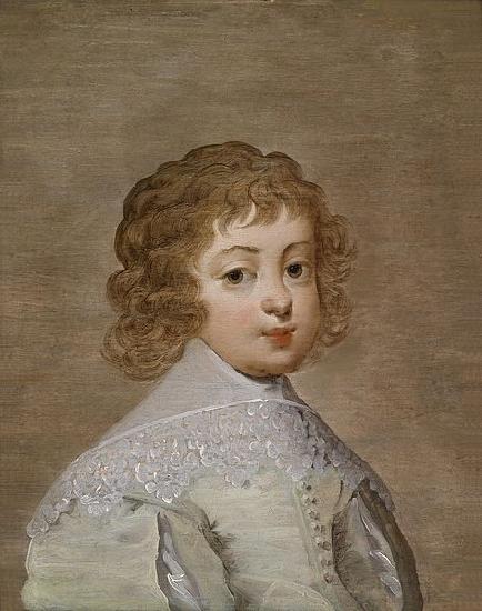 Dyck, Anthony van Probably portrait of James II Sweden oil painting art